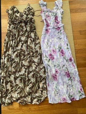 Mary & Mo and LEFTIES Extra small floral dresses. Bundle!!